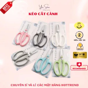 Kéo Thép Cắt Kẽm Nhung, Cắt Cành Hoa, Dụng Cụ Văn Phòng Phẩm, Làm Đồ Handmade- Yenstore
